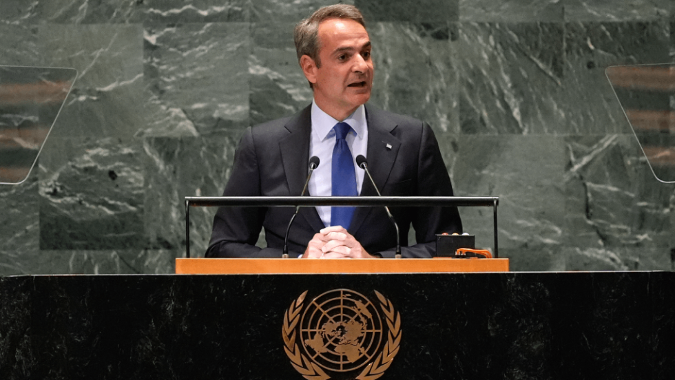 Ο Κυριάκος Μητσοτάκης στην 79η Γενική Συνέλευση του ΟΗΕ